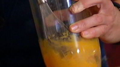 сливочное суфле с красной икрой