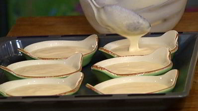 сливочное суфле с красной икрой