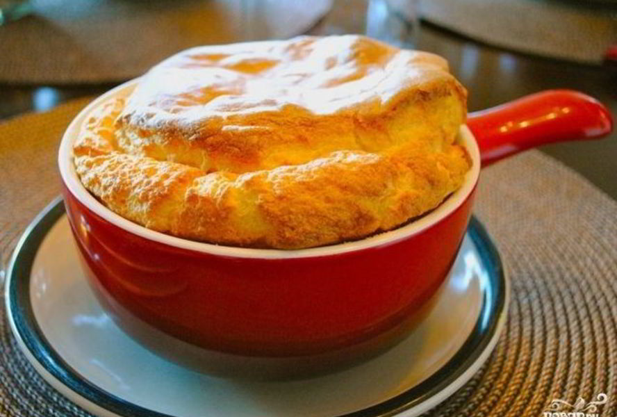 Суфле из яблок и творога