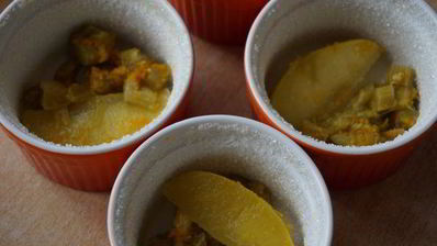 суфле с белым шоколадом