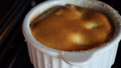 суфле с белым шоколадом