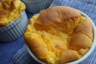 Суфле с тыквенным пюре