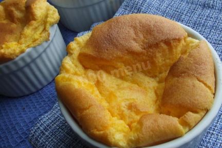 Суфле с тыквенным пюре