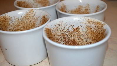 суфле со шпинатом и пармезаном