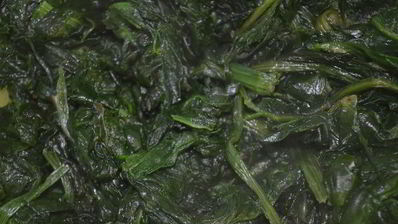 суфле со шпинатом и пармезаном