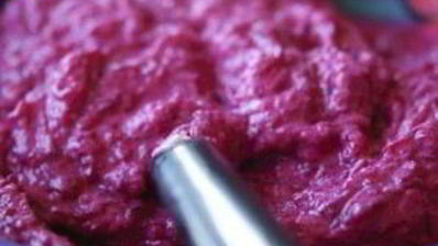 свекольное суфле с апельсиновым курдом