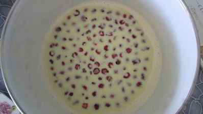 торт-суфле мята с земляникой