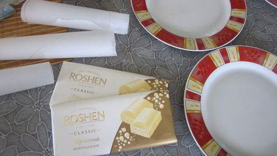 торт-суфле мята с земляникой