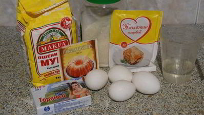 торт-суфле цветочное облако