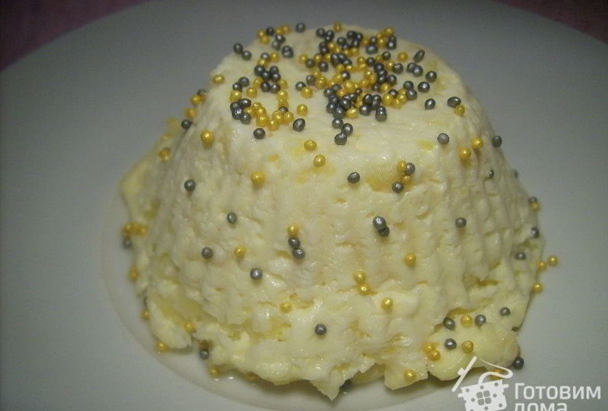 Творожно-яблочное суфле из микроволновки