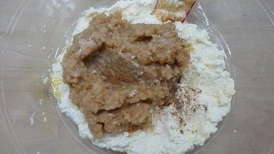 творожно-яблочное суфле