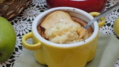 творожно-яблочное суфле