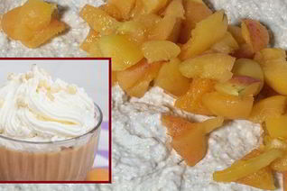 Творожное суфле с абрикосами