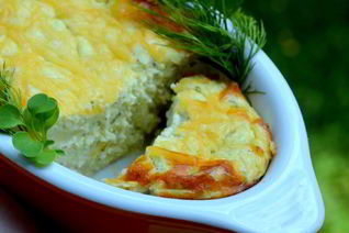 Творожное суфле с цветной капустой