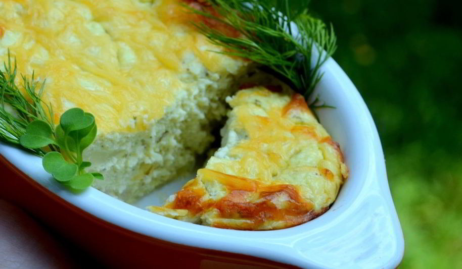 Рецепт творожного суфле с цветной капустой