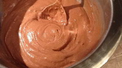 вишнево-шоколадное суфле