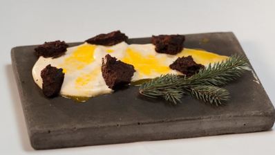 елово-мандариновый тирамису