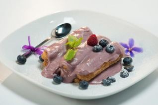 Фиалковый тирамису