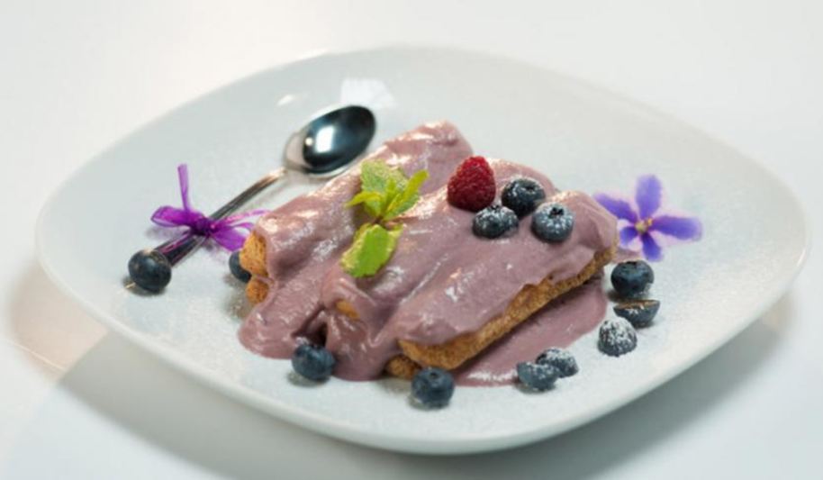 Рецепт фиалкового тирамису