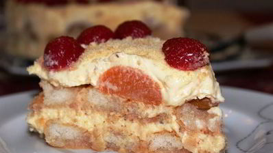 кофейно-клубничный тирамису