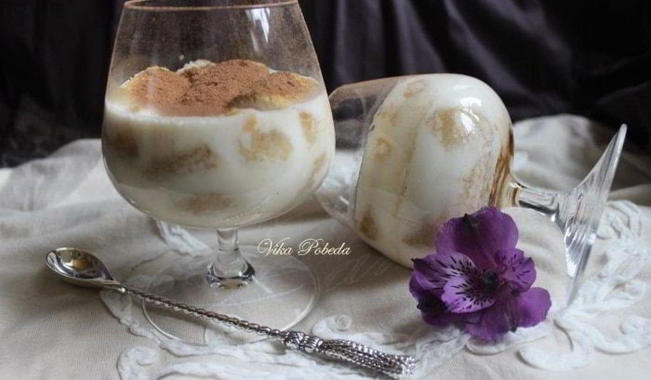 Рецепт панны котта тирамису