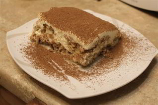 Тирамису с геркулесом и отрубями