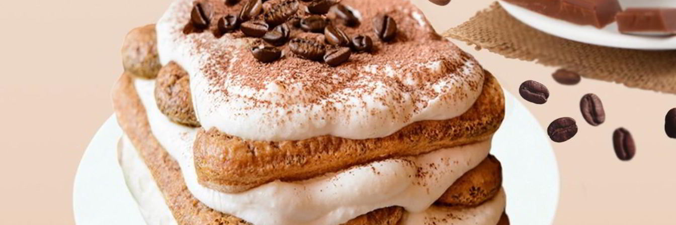 Тирамису с маскарпоне и сгущенным молоком