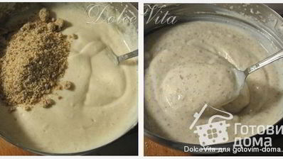 тирамису с рикоттой, орехами и корицей