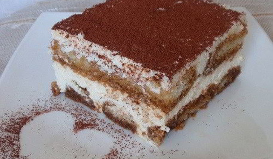 Рецепт тирамису со сливками