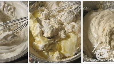 торт-тирамису с клубникой и шампанским