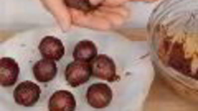 трюфели с вяленой вишней