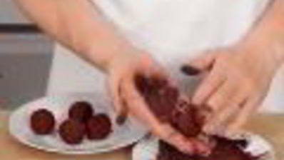 трюфели с вяленой вишней