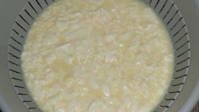 творог из молока и кефира
