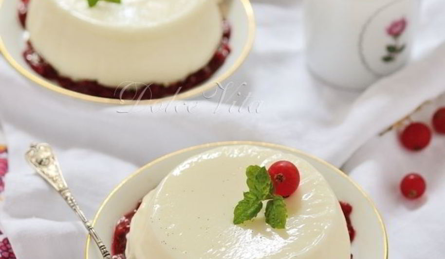 Рецепт ванильной панны котта без желатина