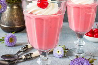 Вишневое йогуртовое желе