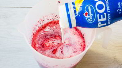 вишневое йогуртовое желе