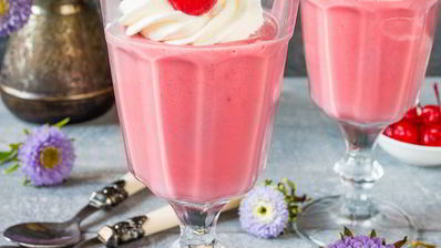 вишневое йогуртовое желе