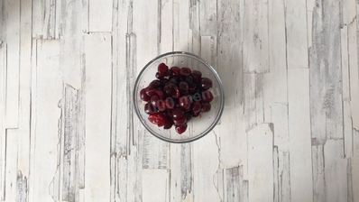 вишневый крамбл с миндалем