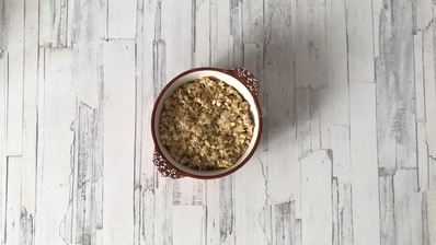 вишневый крамбл с миндалем