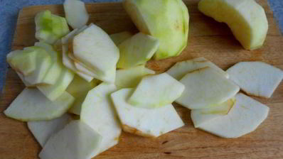 яблочно-вишневый крамбл