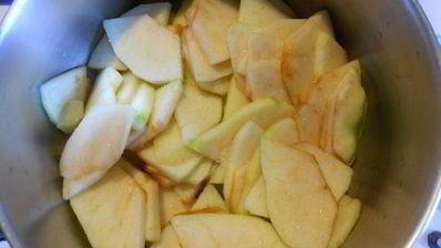 яблочно-вишневый крамбл