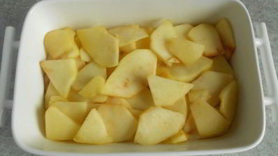 яблочно-вишневый крамбл