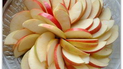 яблочный десерт с медом и маскарпоне