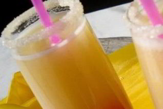 Яблочный сорбет с ликером Куантро