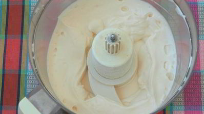 десерт из зефира с фруктами