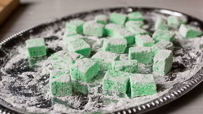 домашние мятные маршмеллоу