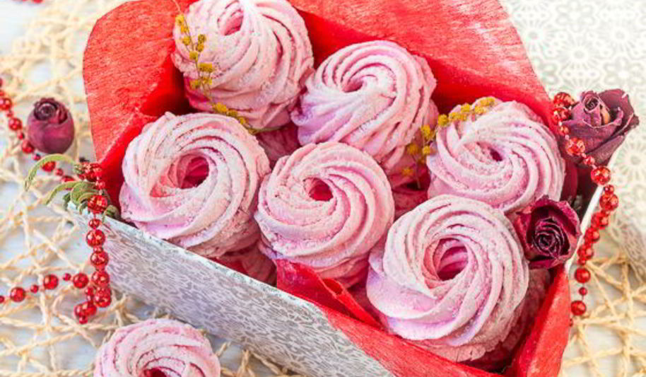 Рецепт клюквенного зефира