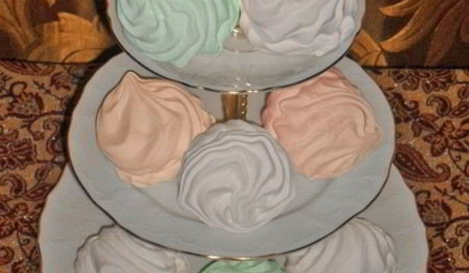 Рецепт разноцветного домашнего зефира