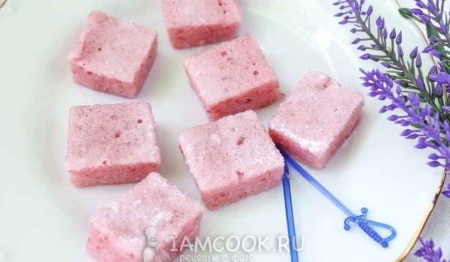 Рецепт зефира клубничного