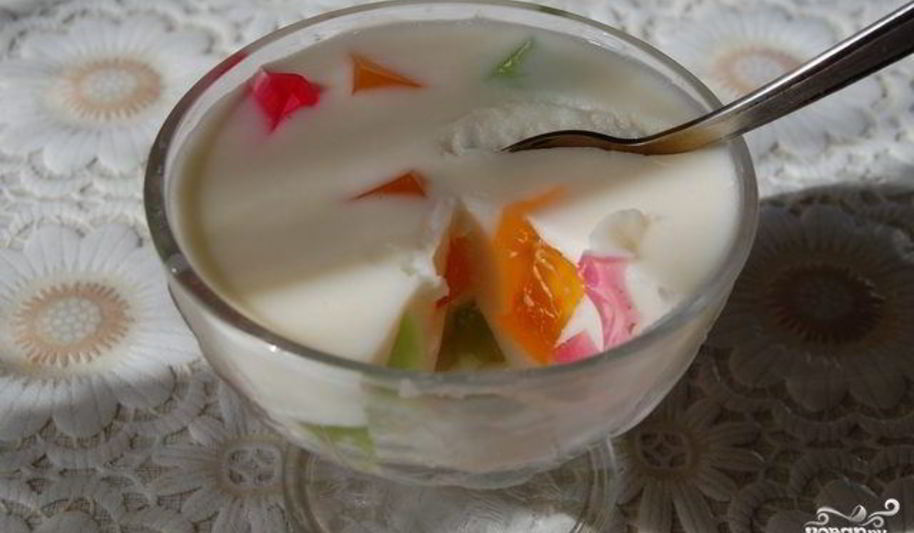 Рецепт желе мозаика